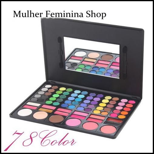 Paleta 78 cores de sombras